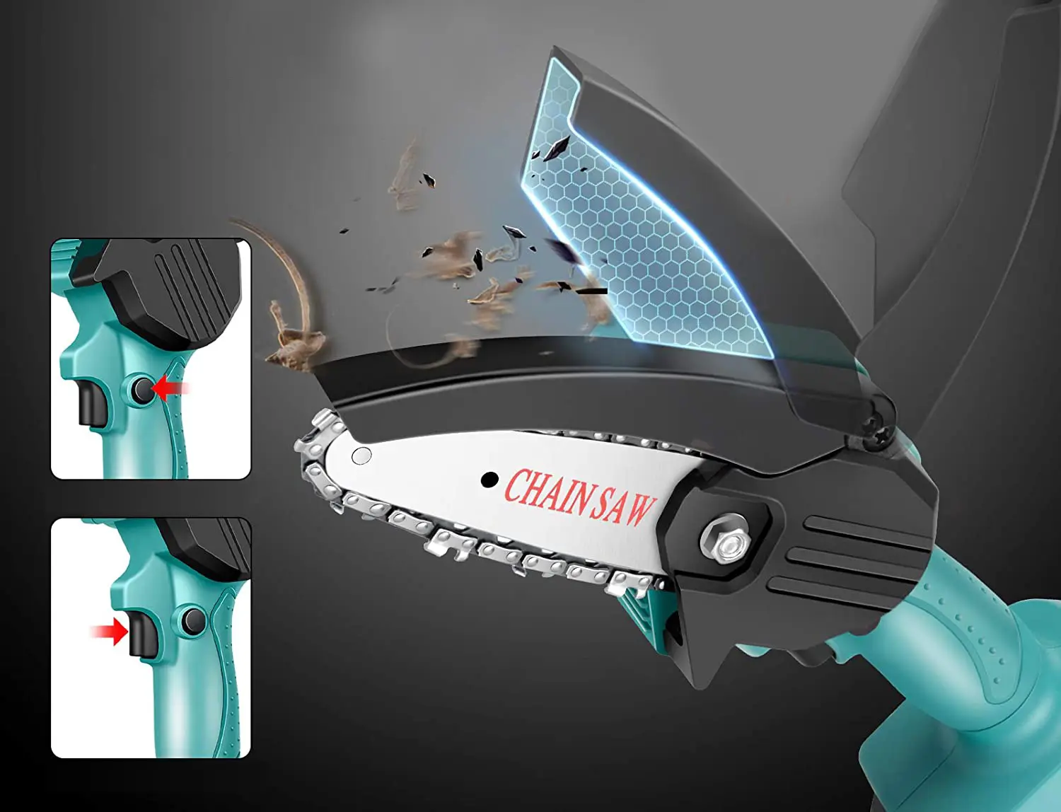 Fotografie pentru secțiune: Design inovator al dinților și mâner antiderapant